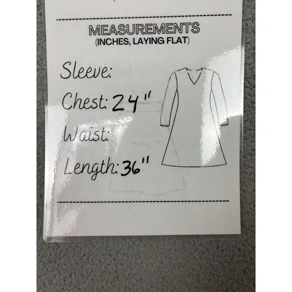 Tommy Hilfiger Multicolor V-Neck Swim Dress Cover up Drawstring Size L/XL NWT's. - Picture 8 of 8